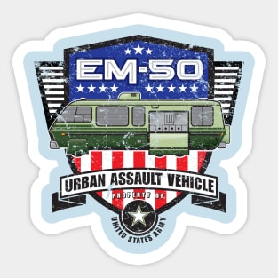 EM-50 Urban Assault Vehicle Sticker